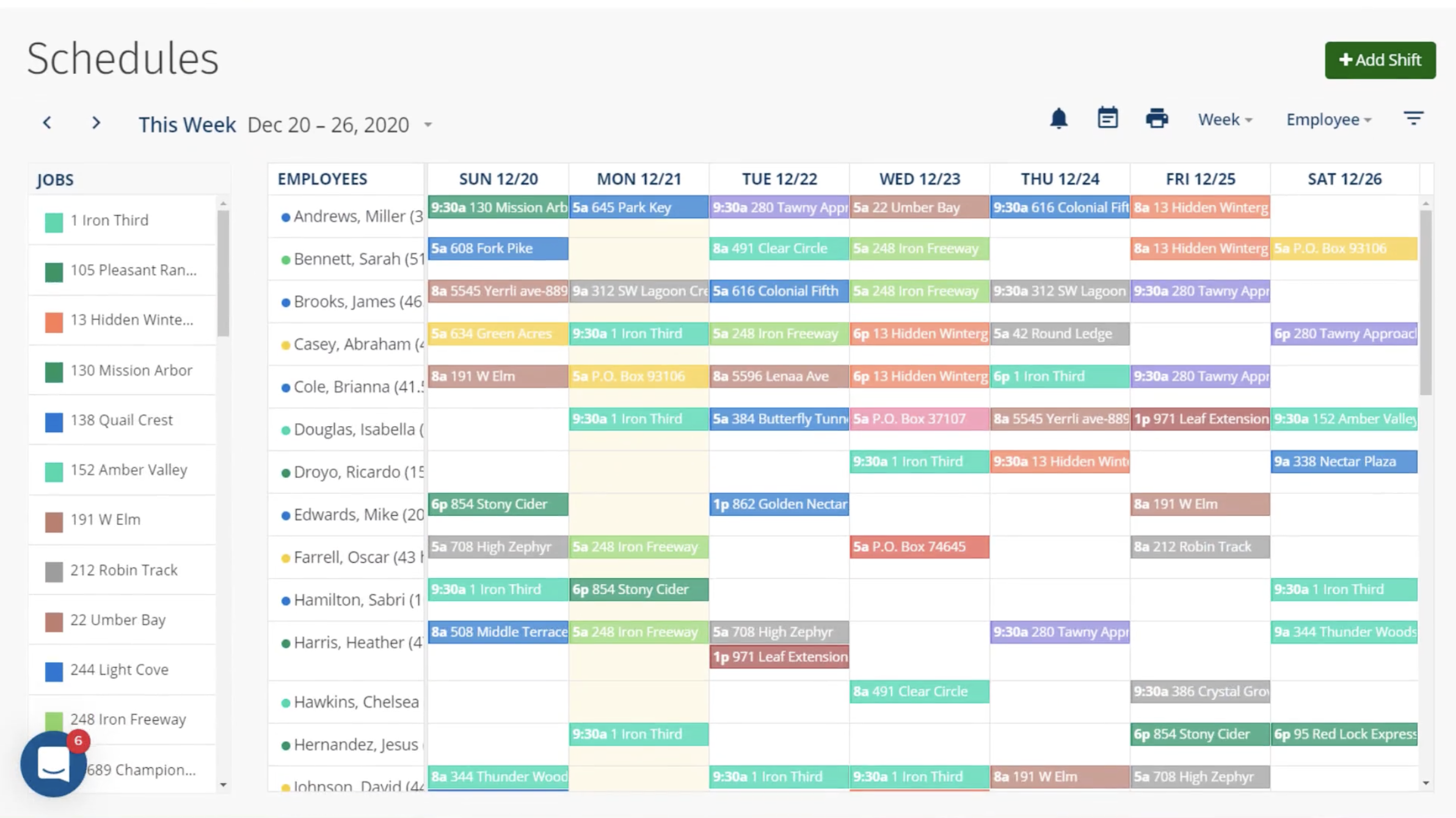 schedules schedules