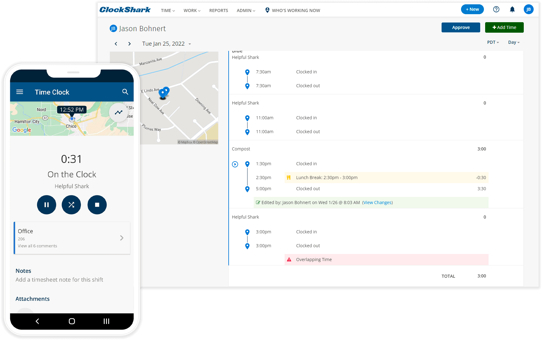 ClockShark Time Tracking ClockShark Time Tracking